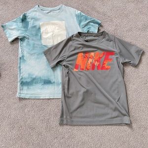 Mixed Lot (2) Nike T-shirts Youth XL M Tie-Dyed